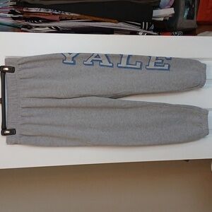 Yale University Gray Sweatpants Mens Medium
